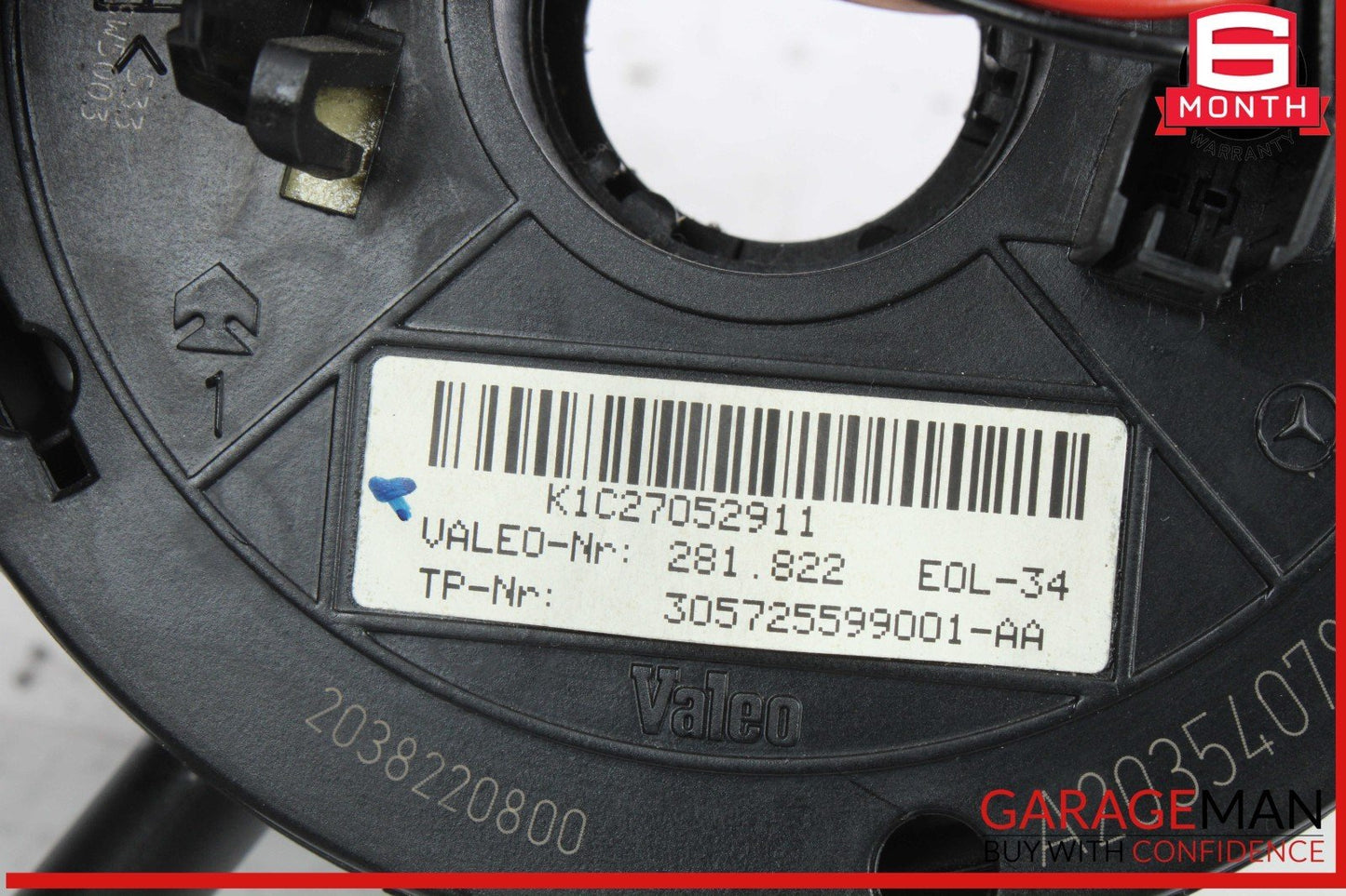 03-07 Mercedes-Benz C230 Steering Column Clockspring Switch 2038220800 OEM