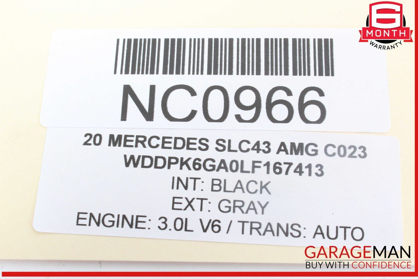 12-20 Mercedes R172 SLC43 AMG Left Convertible Top Main Drive Lift Cylinder OEM