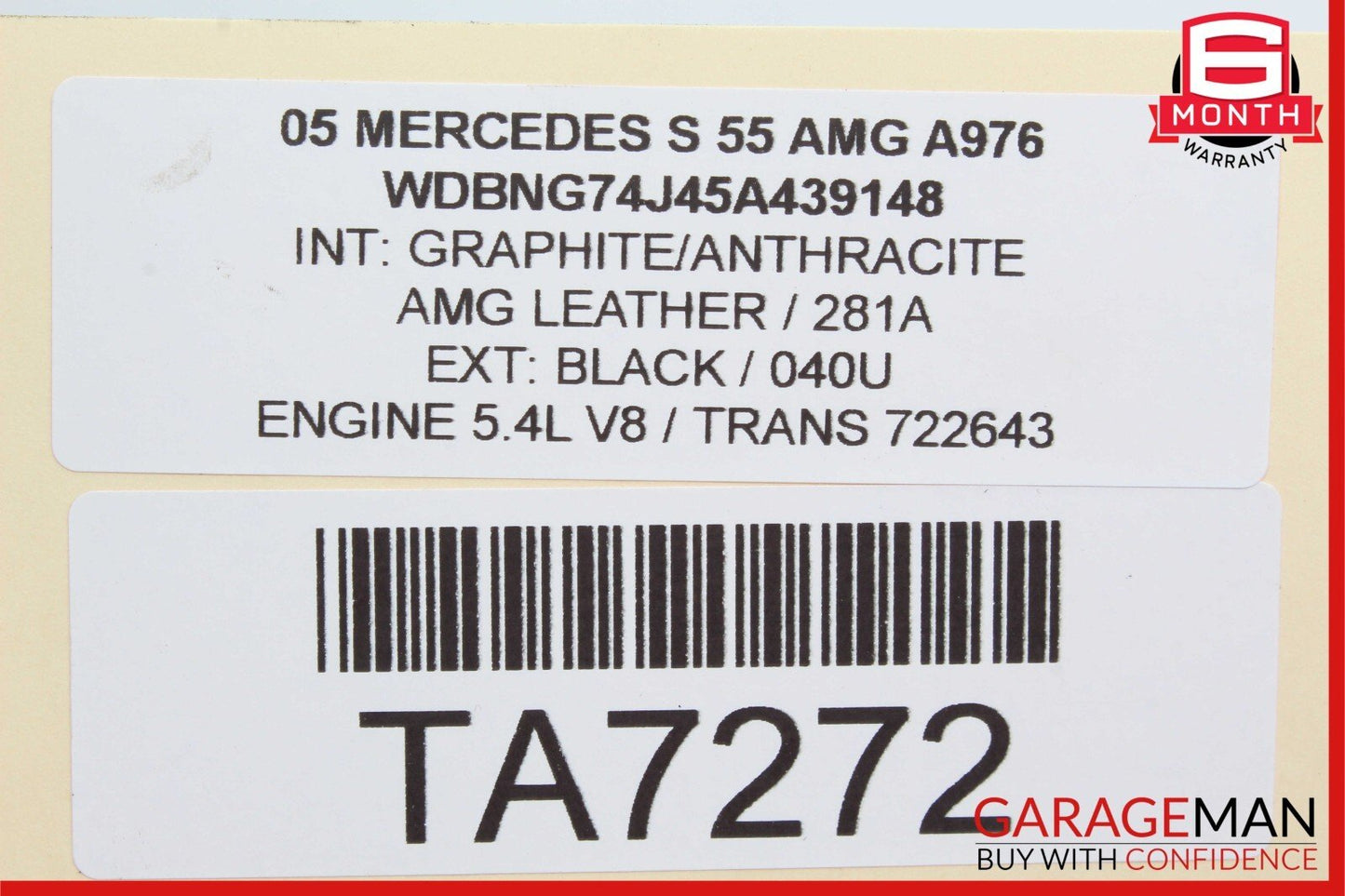 03-11 Mercedes S55 E55 SL55 CL55 AMG Engine Motor Piston Connecting Rod OEM