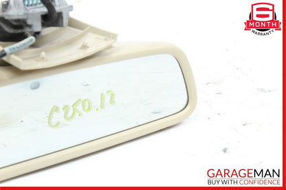 08-14 Mercedes W204 C300 C250 Interior Upper Rear View Mirror Beige OEM