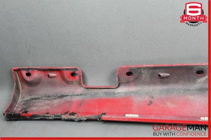 02-05 Mercedes W203 C230 Coupe Left Driver Side Rocker Skirt Molding Panel Red