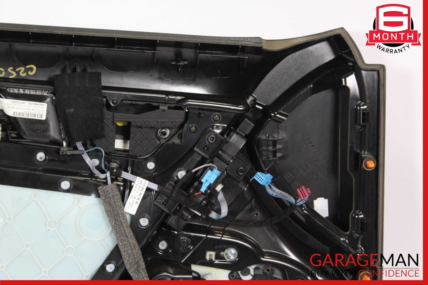 08-14 Mercedes W204 C250 C300 C350 Front Right Interior Door Panel Black OEM