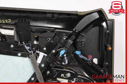 08-14 Mercedes W204 C250 C300 C350 Front Right Interior Door Panel Black OEM