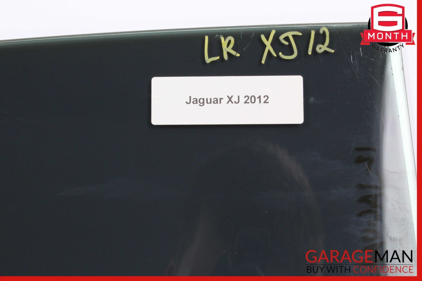 10-15 Jaguar XJ XJR Rear Left Driver Side Door Window Glass OEM