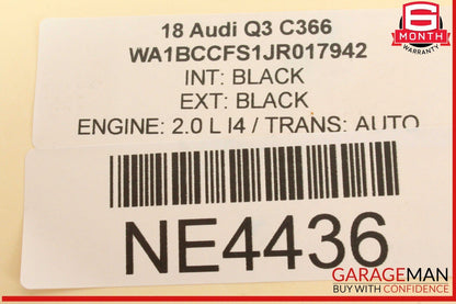 15-18 Audi Q3 Front Left Driver Side CV Axle Shaft Halfshaft 5N0407761M OEM