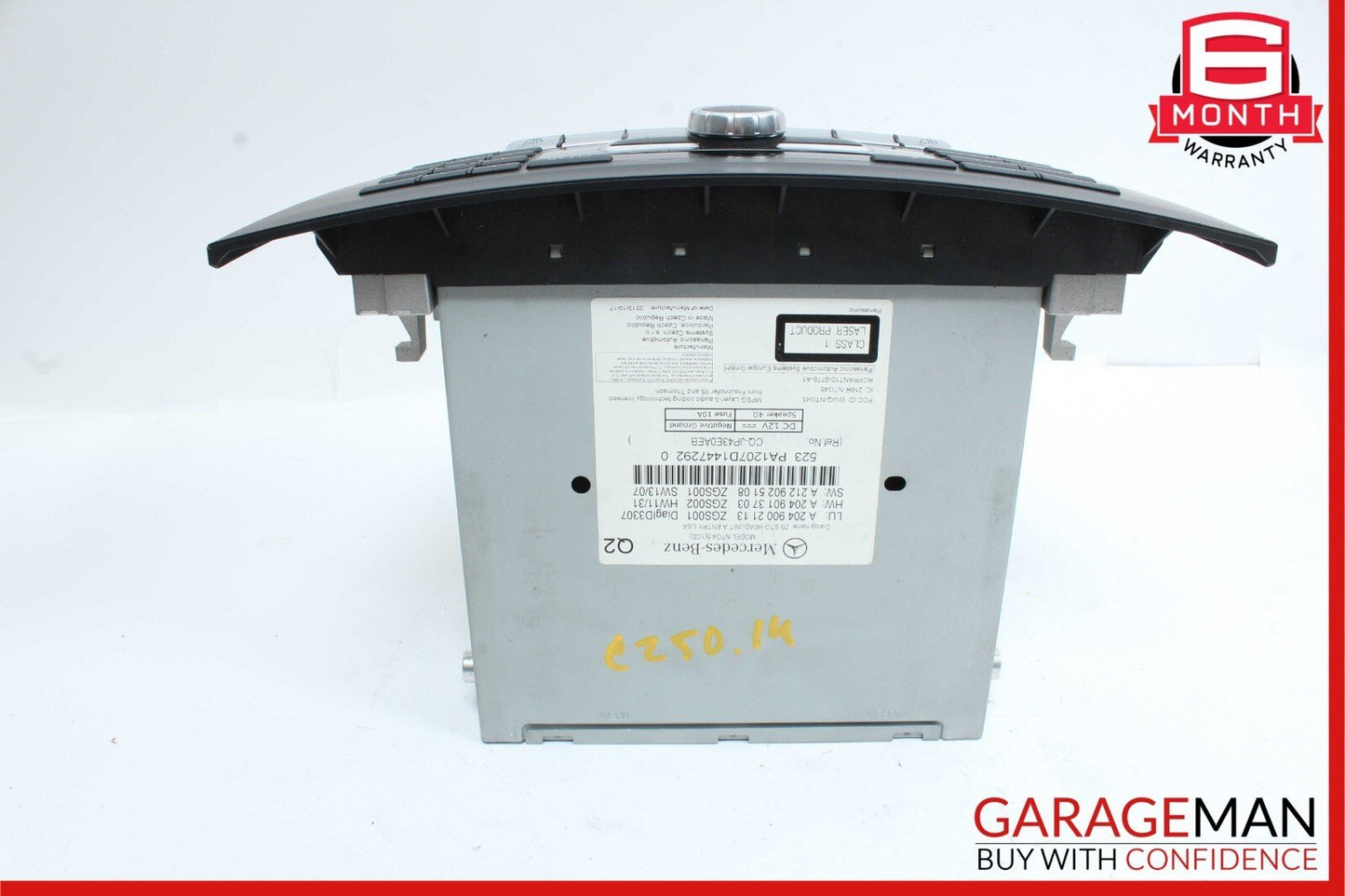 12-15 Mercedes W204 C250 C350 C300 Navigation Command Head Unit DVD CD Audio OEM