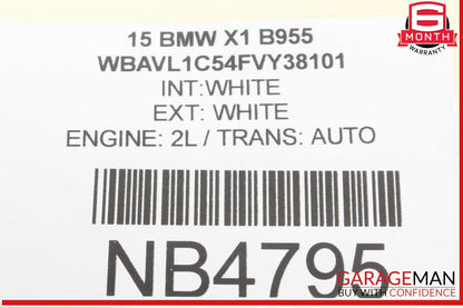 12-15 BMW X1 Front Right Passenger Side Lower Control Arm Wishbone 6768984 OEM