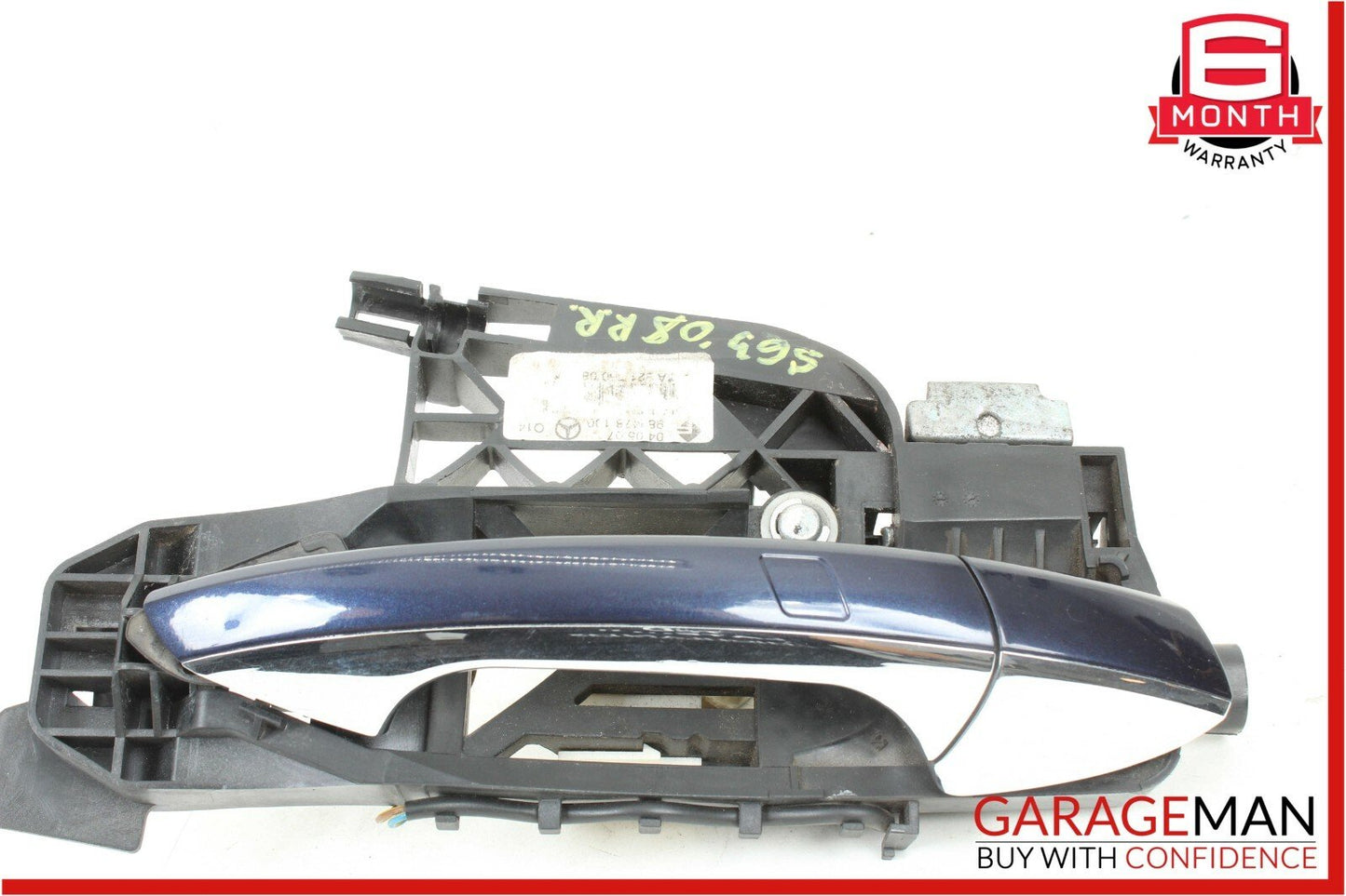 07-13 Mercedes W221 S63 AMG Rear Right Side Exterior Door Handle Keyless Go Blue