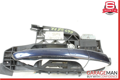 07-13 Mercedes W221 S63 AMG Rear Right Side Exterior Door Handle Keyless Go Blue