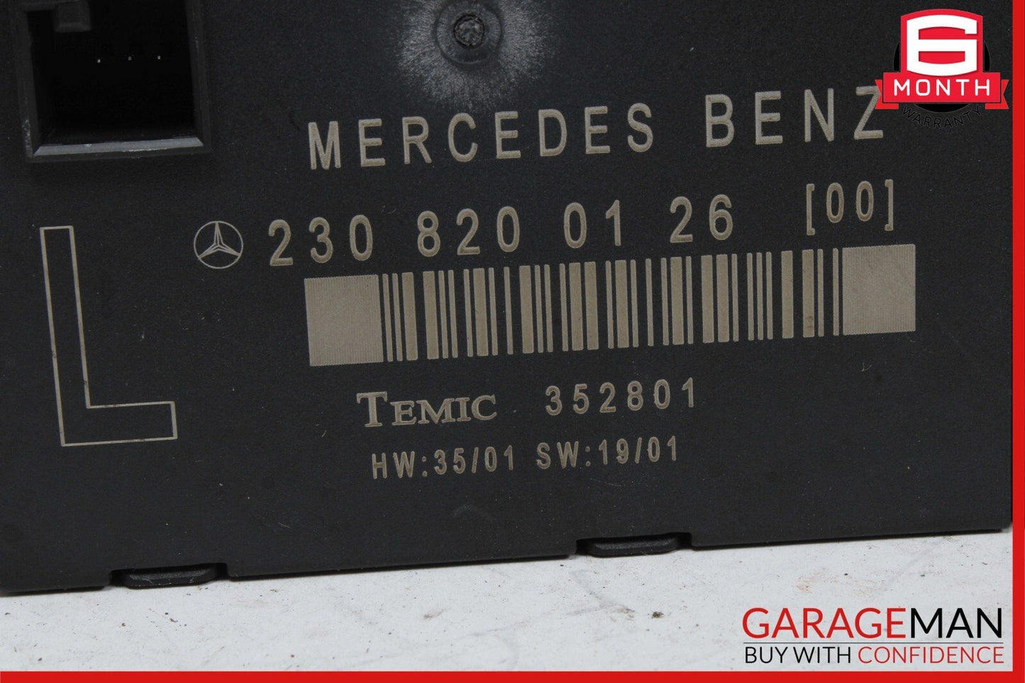 03-12 Mercedes R230 SL500 SL550 SL63 AMG Front Left Side Door Control Module