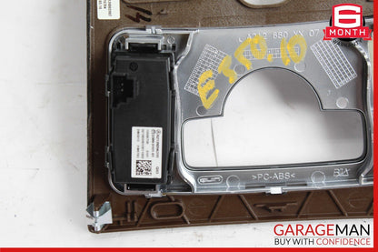 10-13 Mercedes W212 E350 E400 E550 Center Console Switch Trim Cover Bezel Wood