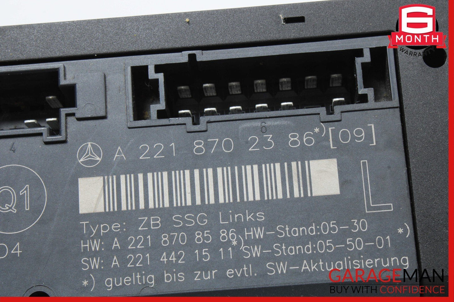 07-13 Mercedes W221 S550 S400 S63 AMG Front Left Side Under Seat Control Unit