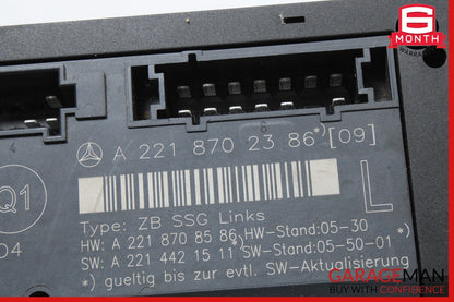 07-13 Mercedes W221 S550 S400 S63 AMG Front Left Side Under Seat Control Unit