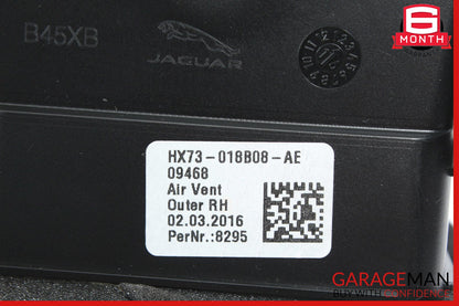 16-19 Jaguar XE Front Right Dashboard Dash Air Vent OEM
