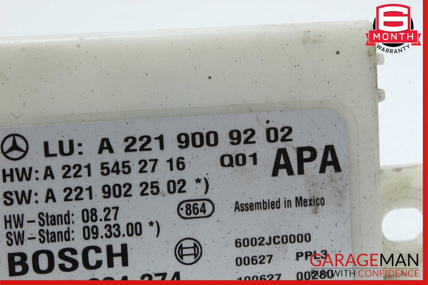 07-13 Mercedes W221 S550 S63 AMG Rear Parking Parktronic Control Module OEM