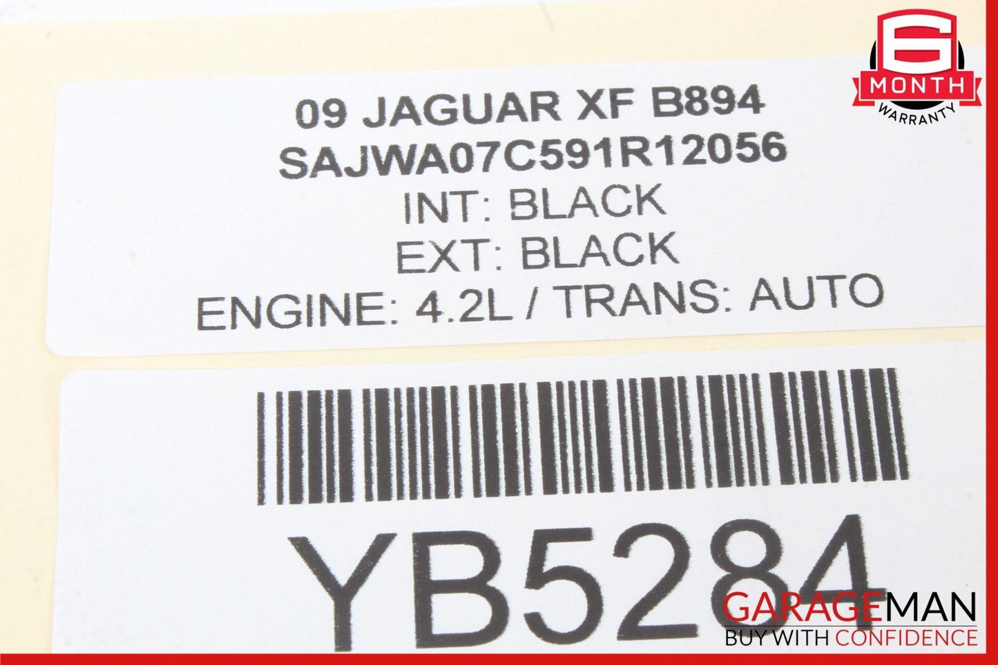 09-12 Jaguar XF AM FM Radio & Seat Heater Control Switch Panel OEM