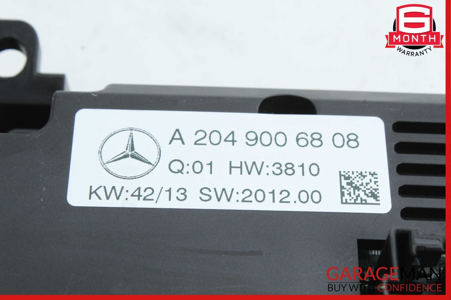 12-14 Mercedes W204 C250 C300 AC A/C Heater Climate Control Unit Beige OEM