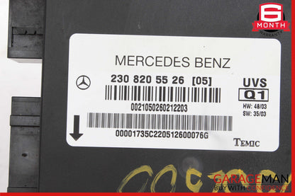 03-08 Mercedes R230 SL500 SL550 SL65 AMG Roof Convertible Top Module Control OEM