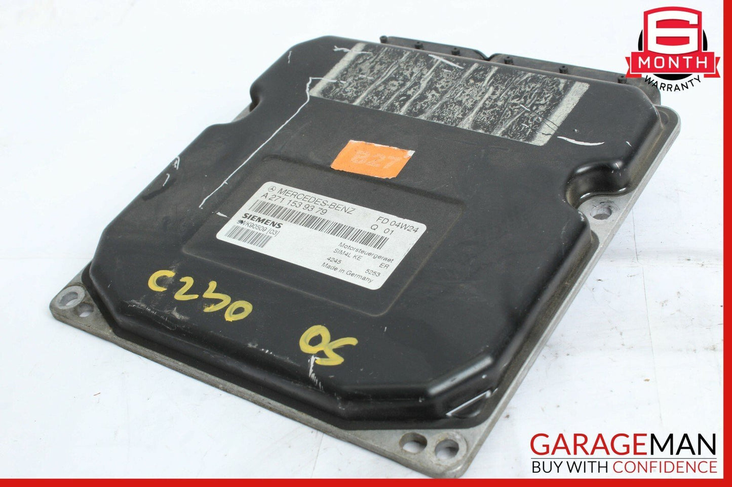 03-07 Mercedes W203 C230 1.8L ECU ECM Engine Computer Control Module Unit OEM