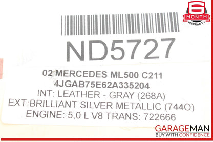 98-05 Mercedes W163 ML500 ML55 AMG Power Steering Pump 0034666401 OEM
