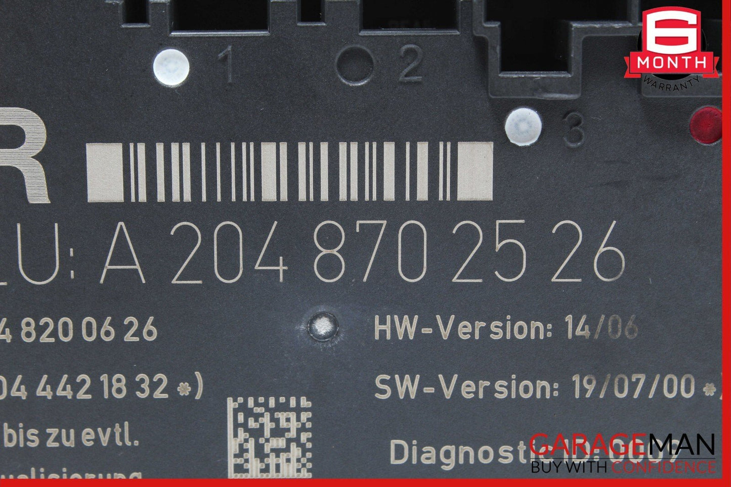 08-18 Mercedes W204 C300 GLK350 C250 Rear Right Side Door Control Module OEM