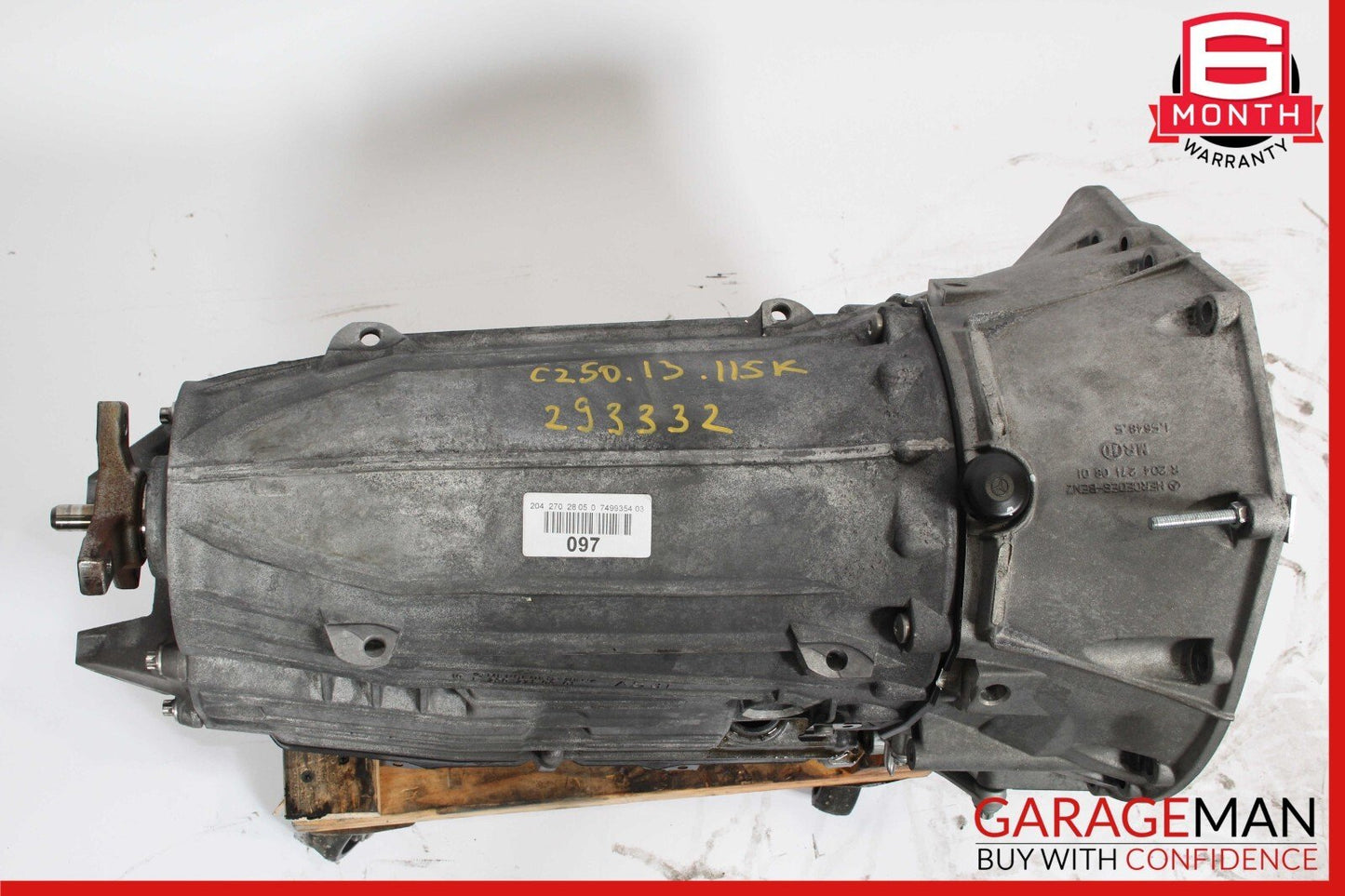 12-15 Mercedes C250 SLK250 7G Tranny Automatic Transmission Assy 722.997 115k