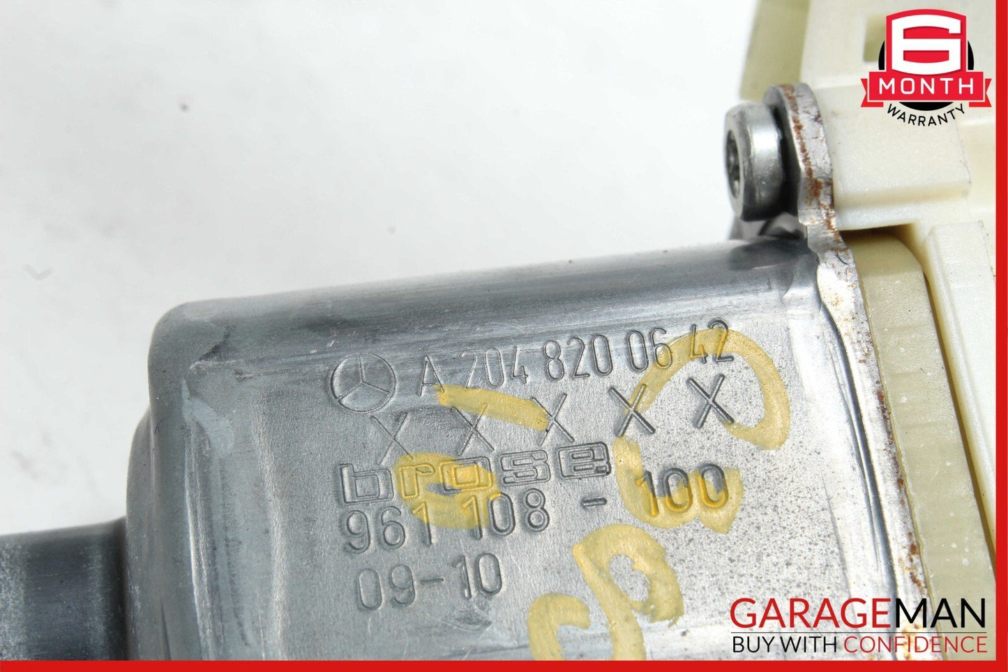 08-16 Mercedes GLK350 C250 E350 Rear Right Side Door Window Regulator Motor Unit