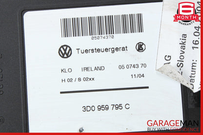 03-10 Porsche Cayenne 955 957 Rear Left Side Door Window Regulator Motor OEM