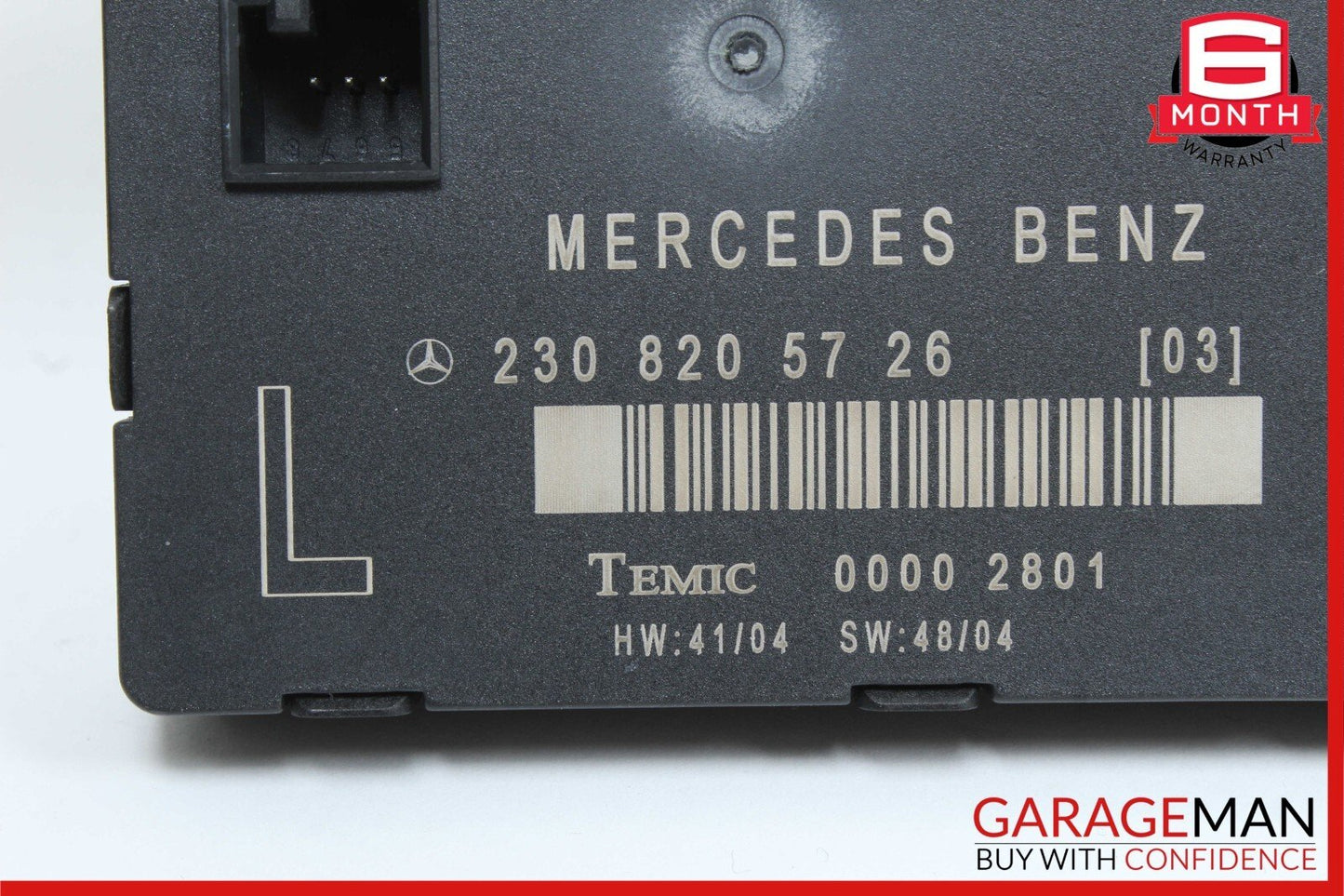03-12 Mercedes R230 SL500 SL55 AMG SL550 Front Left Side Door Control Module OEM
