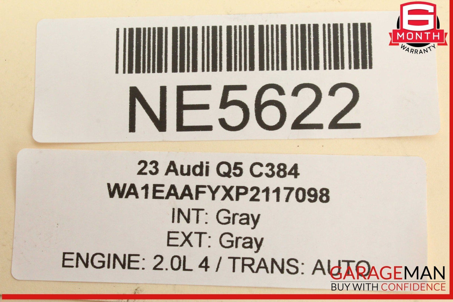 18-25 Audi Q5 Rear Left Driver Side CV Axle Drive Shaft 80A501203H OEM