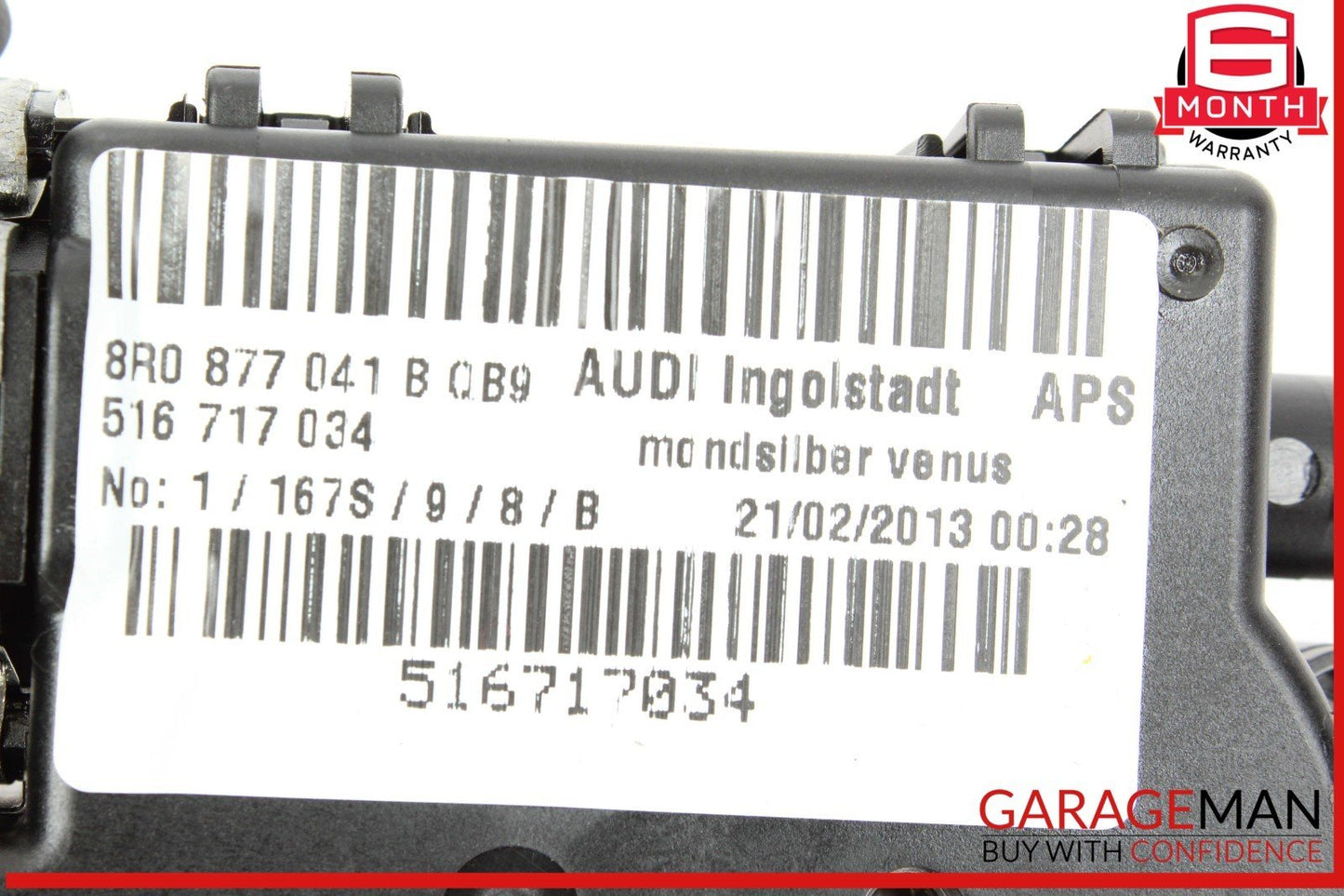 09-16 Audi Q5 SQ5 Panoramic Sunroof Sun Roof Motor 8R0959591A OEM