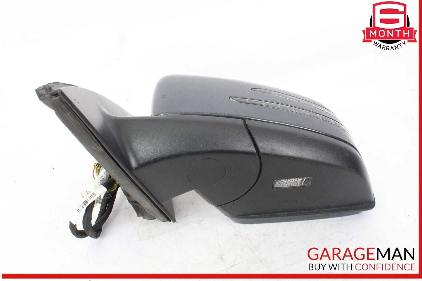 12-16 Mercedes X166 GL450 Front Left Side Door Rear View Mirror w/ Blind Spot