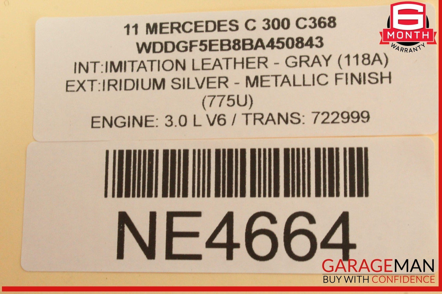 08-14 Mercedes W204 C300 Front Right Passenger Side Door Control Module Unit OEM