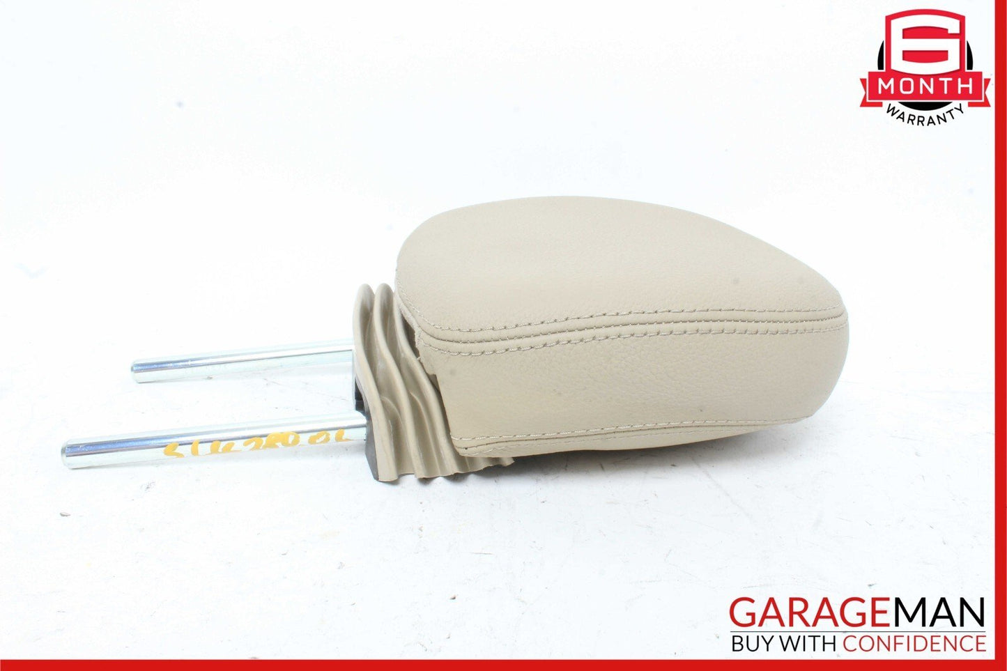 05-11 Mercedes R171 SLK280 Front Left / Right Side Seat Headrest Head Rest Beige