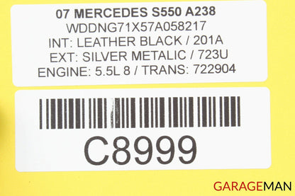 07-13 Mercedes W221 S550 CL550 Headlight Switch Control Module 2215451004 OEM