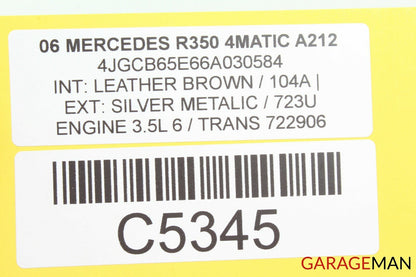 06-12 Mercedes W251 R350 ML450 GL450 Front Left Side Door Control Module OEM