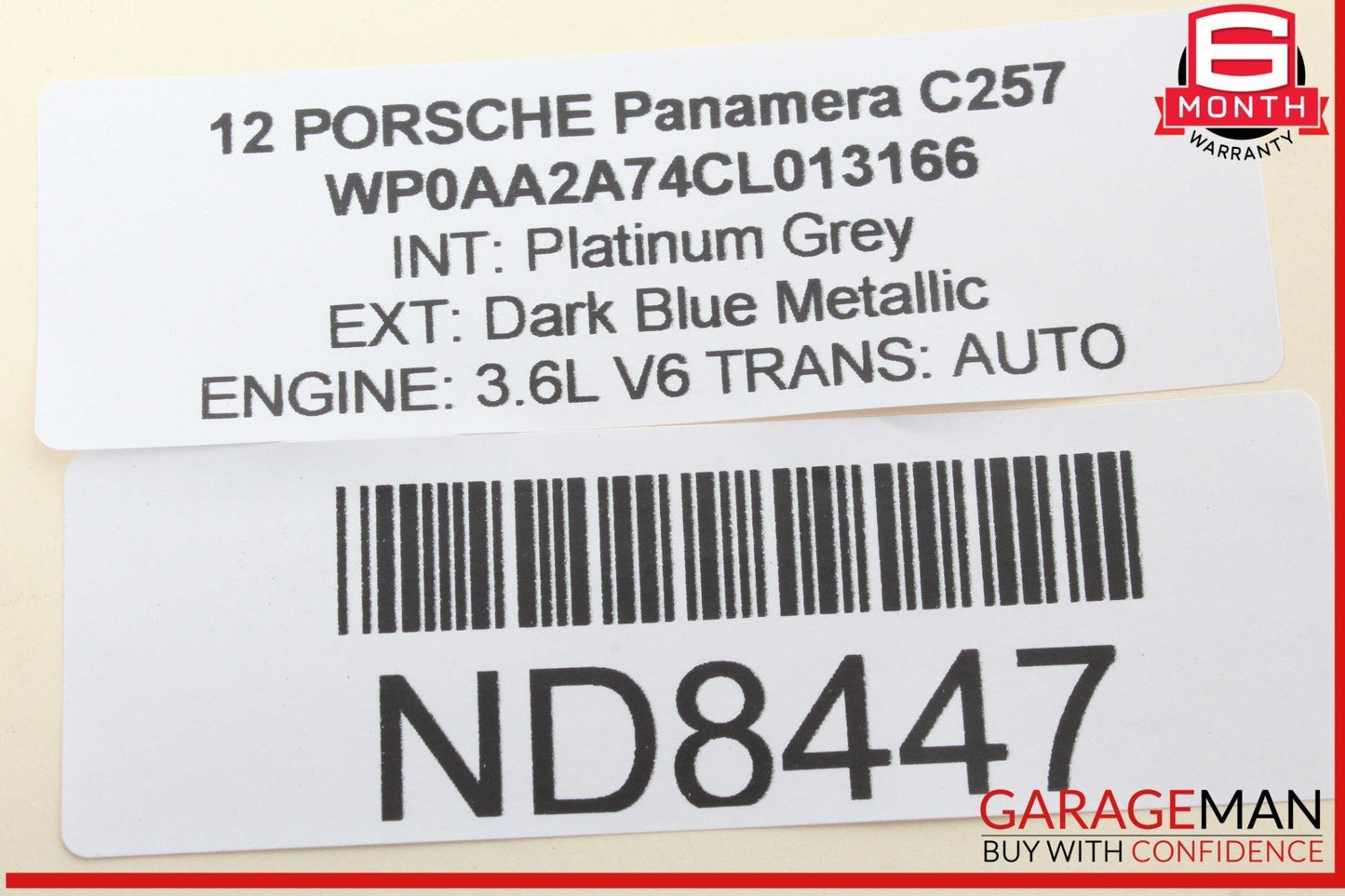 10-16 Porsche Panamera 970 Rear Left Driver Side Blind Spot Radar Sensor OEM