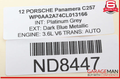 10-16 Porsche Panamera 970 Rear Left Driver Side Blind Spot Radar Sensor OEM