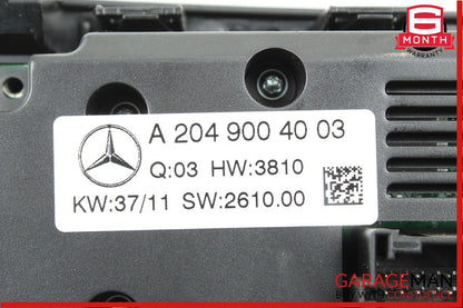 12-14 Mercedes W204 C250 AC A/C Heater Climate Temperature Control Switch Module