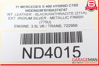 06-18 Mercedes W221 S400 Hybrid Rear View Camera Control Module 1645430062 OEM