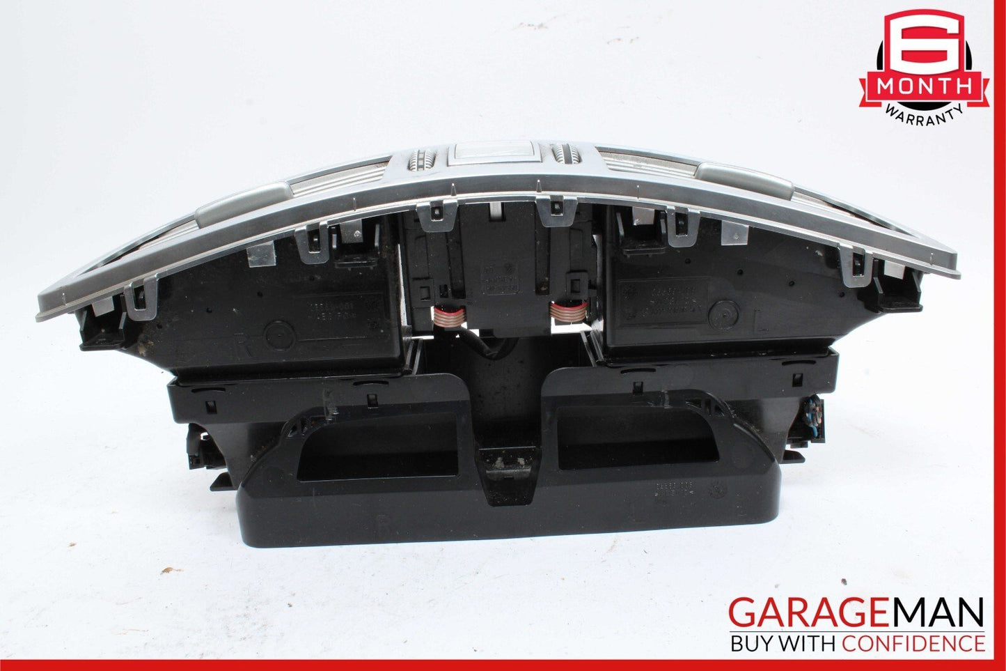 07-13 Mercedes W221 S500 S450 Front Center Dash AC A/C Air Vent Trim Clock Assy