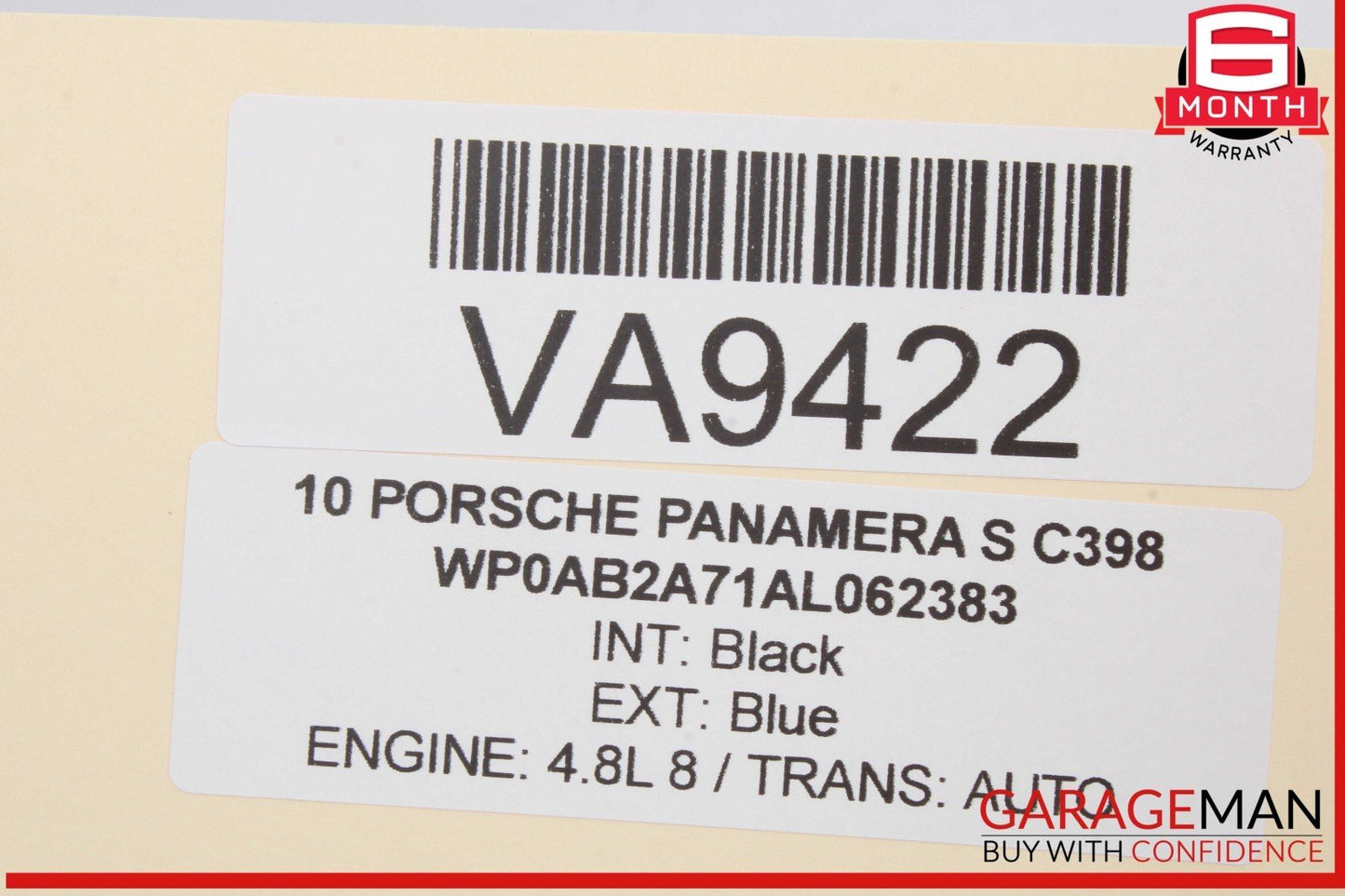 10-16 Porsche Panamera 970 Front Left Driver Side Seat Belt Brown 34045976C OEM