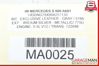 07-10 Mercedes W221 S600 CL600 Power Steering Cooler Radiator 2215001300 OEM