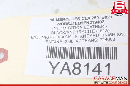 15-20 Mercedes W117 CLA250 Front Right Instrument Panel Cover 1178600302 OEM