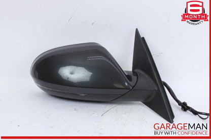 12-18 Audi A6 Front Right Passenger Side Door Rear View Mirror Black 4G1857410BB
