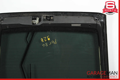 84-91 Porsche 928 Rear Trunk Hatch w/ Heated Glass Panel Assembly Black OEM
