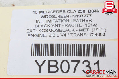 12-18 Mercedes W117 CLA250 CLA45 AMG Front Left Side Door Lock Latch Actuator