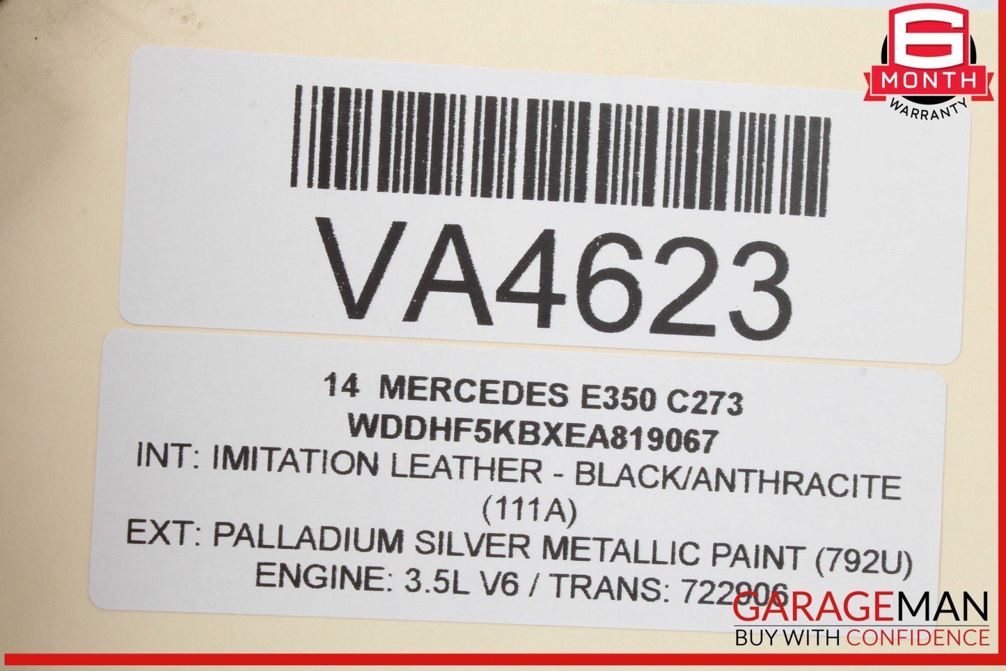 10-18 Mercedes W212 E350 CLS550 Rear Right Side Exhaust Muffler Tip OEM