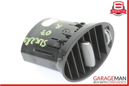 05-11 Mercedes R171 SLK280 Air AC Vent Dash Left or Right Side Black OEM