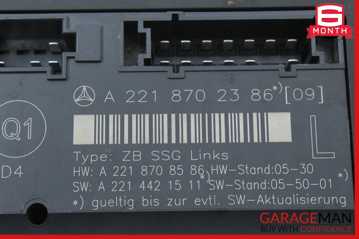 07-13 Mercedes W221 S550 S600 S350 Front Left Driver Under Seat Control Unit OEM